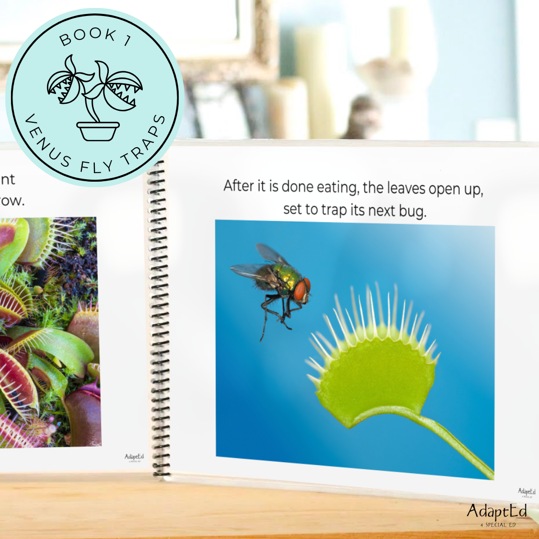 Carnivorous Plants Decodable Readers + Reading Comprehension (Printable PDF)
