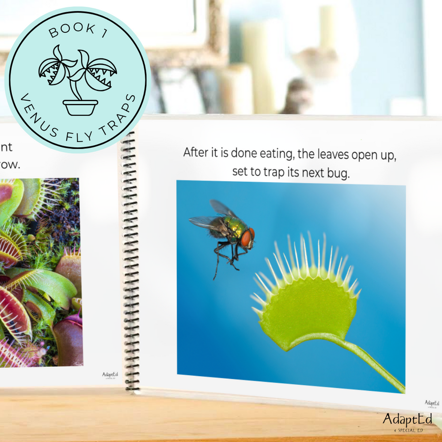 Carnivorous Plants Decodable Readers + Reading Comprehension (Printable PDF)