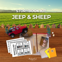 Thumbnail for Multi-Sensory Storytelling Kit: Farmyard Adventure with Sheep and Jeep (Shipped)