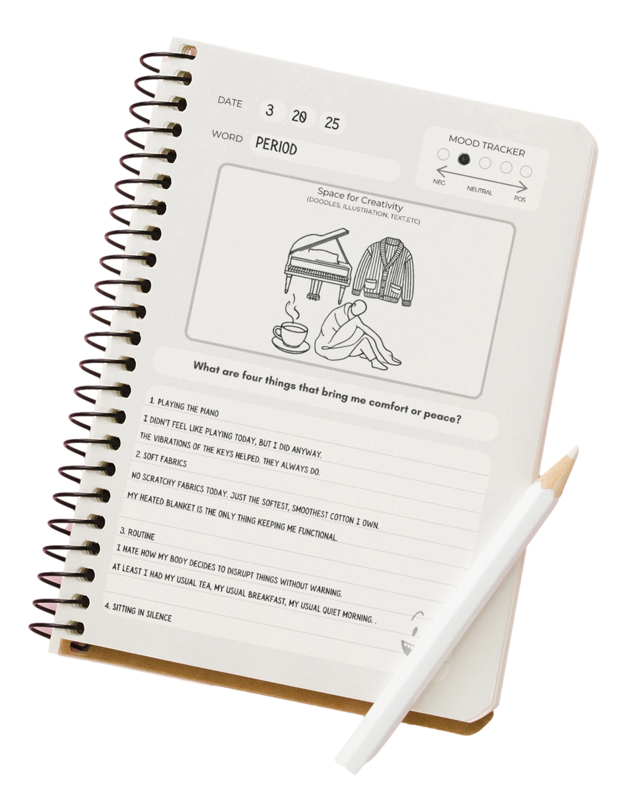 Mood and Meaning: A Neurodivergent Journal for Daily Mood Tracking and Self-Reflection