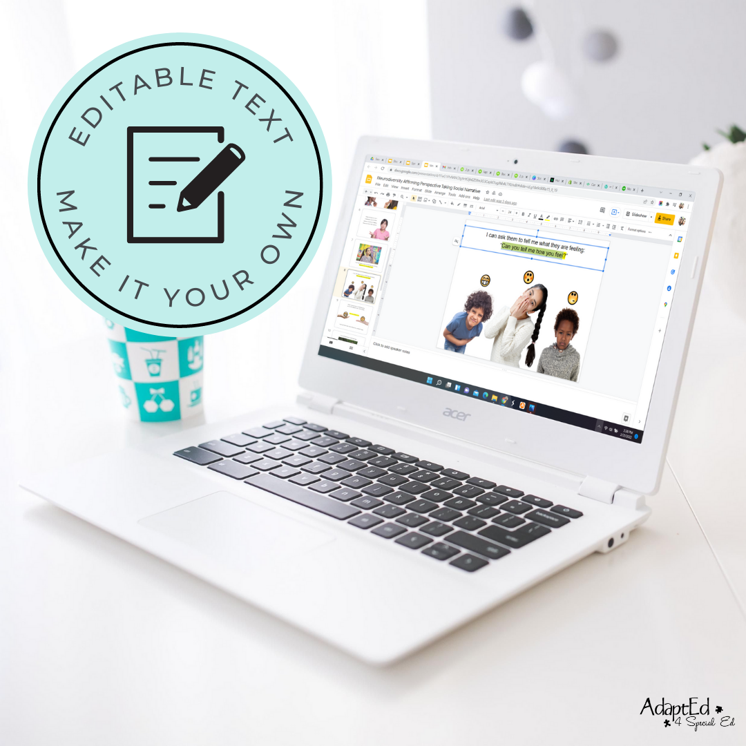 Neurodiversity Affirming Bundle: Collection of 3: Editable (Printable PDF )