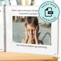 Thumbnail for Pool Water Safety Social Skills Story  (Printable PDF )