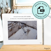 Thumbnail for Safety With Sharp Objects: Safety Social Skills Story  (Printable PDF )