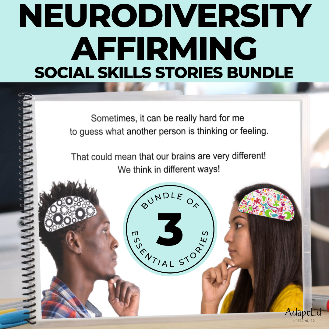 Neurodiversity Affirming Bundle: Collection of 3: Editable (Printable PDF )