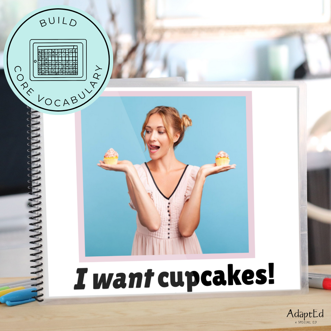 AAC CORE Words Book: Want or Need (Printable PDF's + Digital)