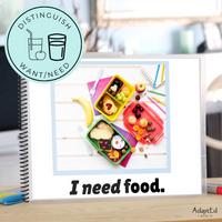 Thumbnail for AAC CORE Words Book: Want or Need (Printable PDF's + Digital)