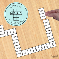 Thumbnail for SOR Short A Word Family Dominoes Rhyming