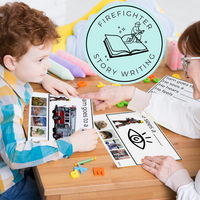 Thumbnail for Firefighter Visual Story Writing + Adapted Book (Printable PDF & Interactive Digital) - AdaptEd4SpecialEd