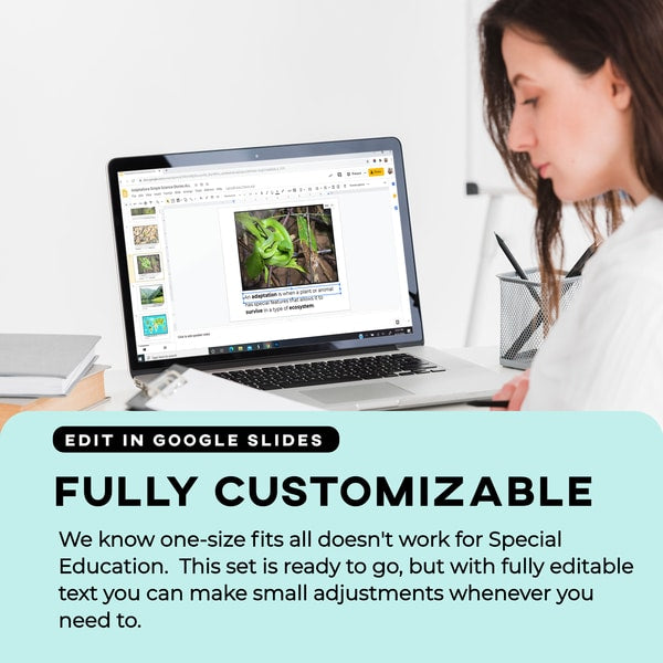 Life Science Ecosystems: Plant and Animal Adaptations + Science Experiments BUNDLE (Printable PDF) - AdaptEd4SpecialEd