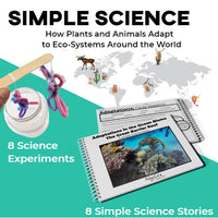 Thumbnail for Life Science Ecosystems: Plant and Animal Adaptations + Science Experiments BUNDLE (Printable PDF) - AdaptEd4SpecialEd