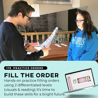 Thumbnail for Fill the Order: complete BUNDLE (Interactive Digital + Printable PDF) Fill the Order - AdaptEd4SpecialEd