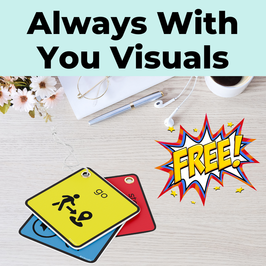 100% FREE "Always With You Visual Supports" FREE - AdaptEd4SpecialEd