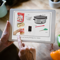 Thumbnail for Visual Recipe: Slow Cooker Apple Cobbler (Printable PDF) - AdaptEd4SpecialEd