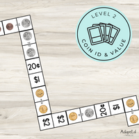 Thumbnail for Money Games: Australian Coin Identification ID and Value Dominoes (Printable PDF)