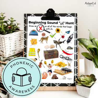 Digraph Beginning Sounds I Spy