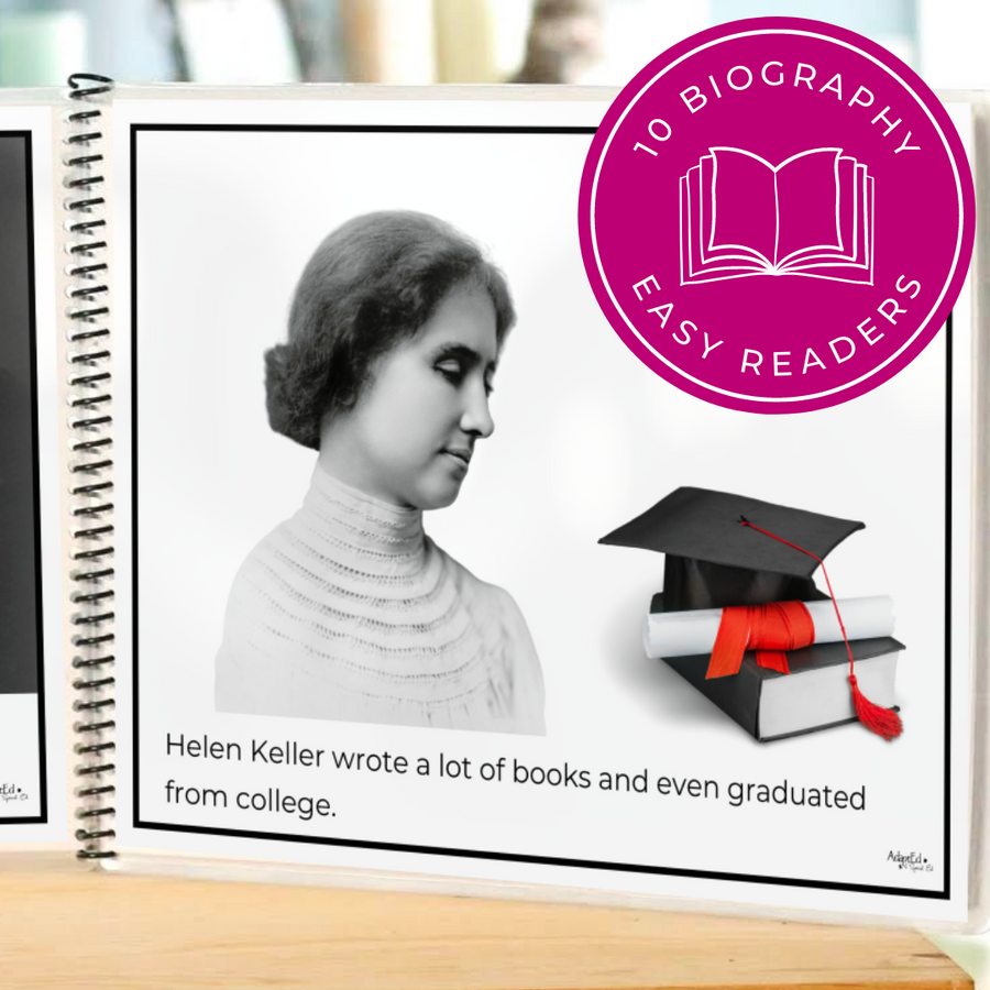 A Celebration of Women's History: 10 Biography Easy Readers - AdaptEd4SpecialEd