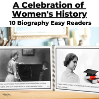 Thumbnail for A Celebration of Women's History: 10 Biography Easy Readers - AdaptEd4SpecialEd