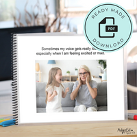 Thumbnail for Social Skills Story: Controlling My Volume: Editable (Printable PDF ) School - AdaptEd4SpecialEd