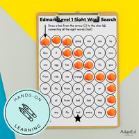 Thumbnail for Edmark Level 1 Sight Words Dot to Dot Stamp It Maze