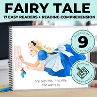Thumbnail for Emergent Reader Fairy Tale BUNDLE + Reading Comprehension (Printable PDF's) - AdaptEd4SpecialEd
