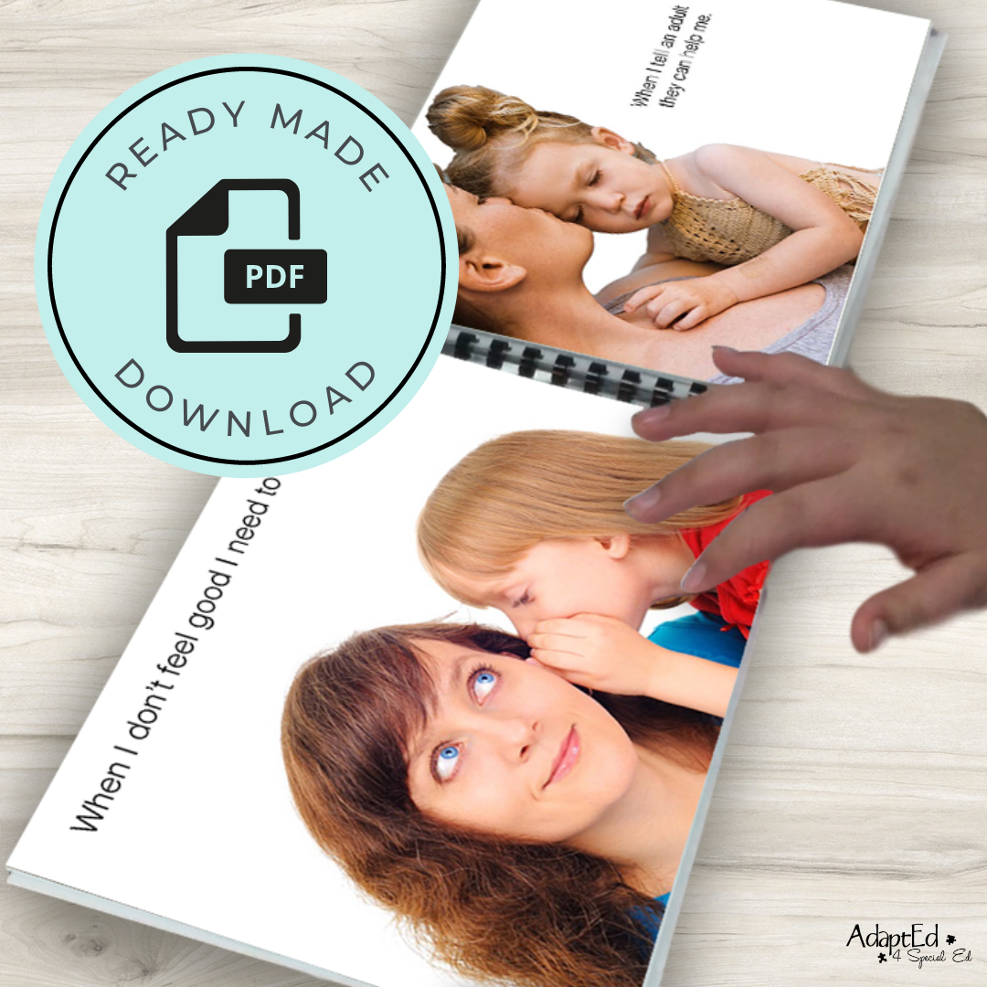 Social Skills Story: When I Feel Sick (Printable PDF) Social Skills - AdaptEd4SpecialEd