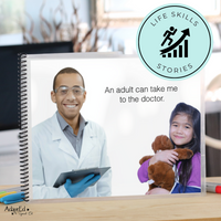 Thumbnail for Social Skills Story: When I Feel Sick (Printable PDF) Social Skills - AdaptEd4SpecialEd