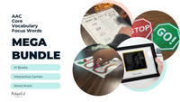 Thumbnail for Core Words Mega BUNDLE (Printable PDF's) - AdaptEd4SpecialEd