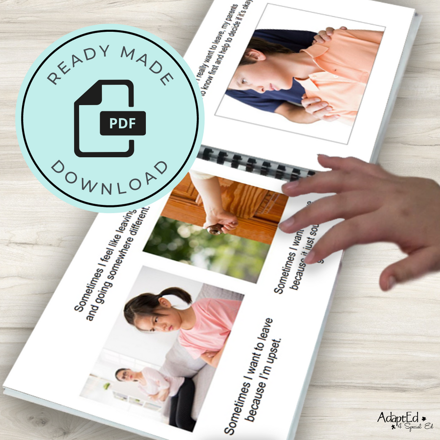 Social Skills Story: If My Parent's Don't Know Where I am | Hide | Hiding: Editable (Printable PDF ) Social Skills - AdaptEd4SpecialEd