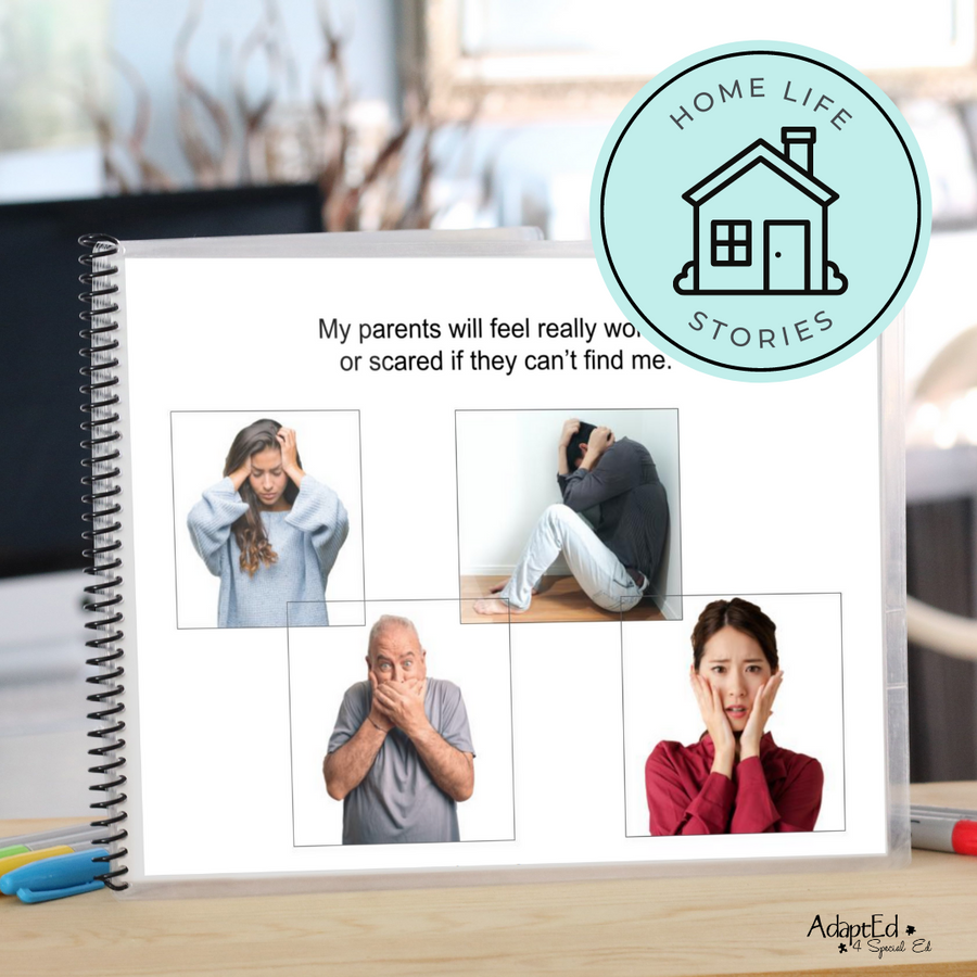 Social Skills Story: If My Parent's Don't Know Where I am | Hide | Hiding: Editable (Printable PDF ) Social Skills - AdaptEd4SpecialEd