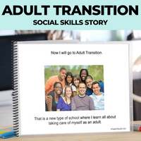 Thumbnail for Social Skills Story: I'm Ready for Adult Transition (Printable PDF) School - AdaptEd4SpecialEd