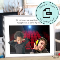 Thumbnail for Social Skills Story: Going to the Movies: Editable (Printable PDF )