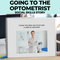 Thumbnail for Social Skills Story: Optometrist: Editable (Printable PDF ) Life Skills - AdaptEd4SpecialEd
