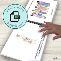 Thumbnail for Social Skills Story: Grieving the Loss of a Loved One | Death | Grief: Editable (Printable PDF ) Social Skills - AdaptEd4SpecialEd