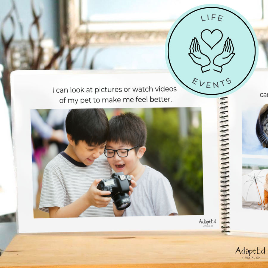 Social Skills Story: Grieving the Loss of a Pet | Death | Grief: Editable (Printable PDF )