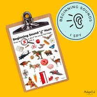 Thumbnail for Beginning Sound I Spy Letter Sound Recognition - AdaptEd4SpecialEd