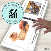 Thumbnail for Social Skills Story: I Can Pay For Things | Making Purchases: Editable (Printable PDF ) Social Skills - AdaptEd4SpecialEd