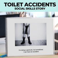 Thumbnail for Social Story: Toilet Accidents (Printable PDF) Hygiene - AdaptEd4SpecialEd