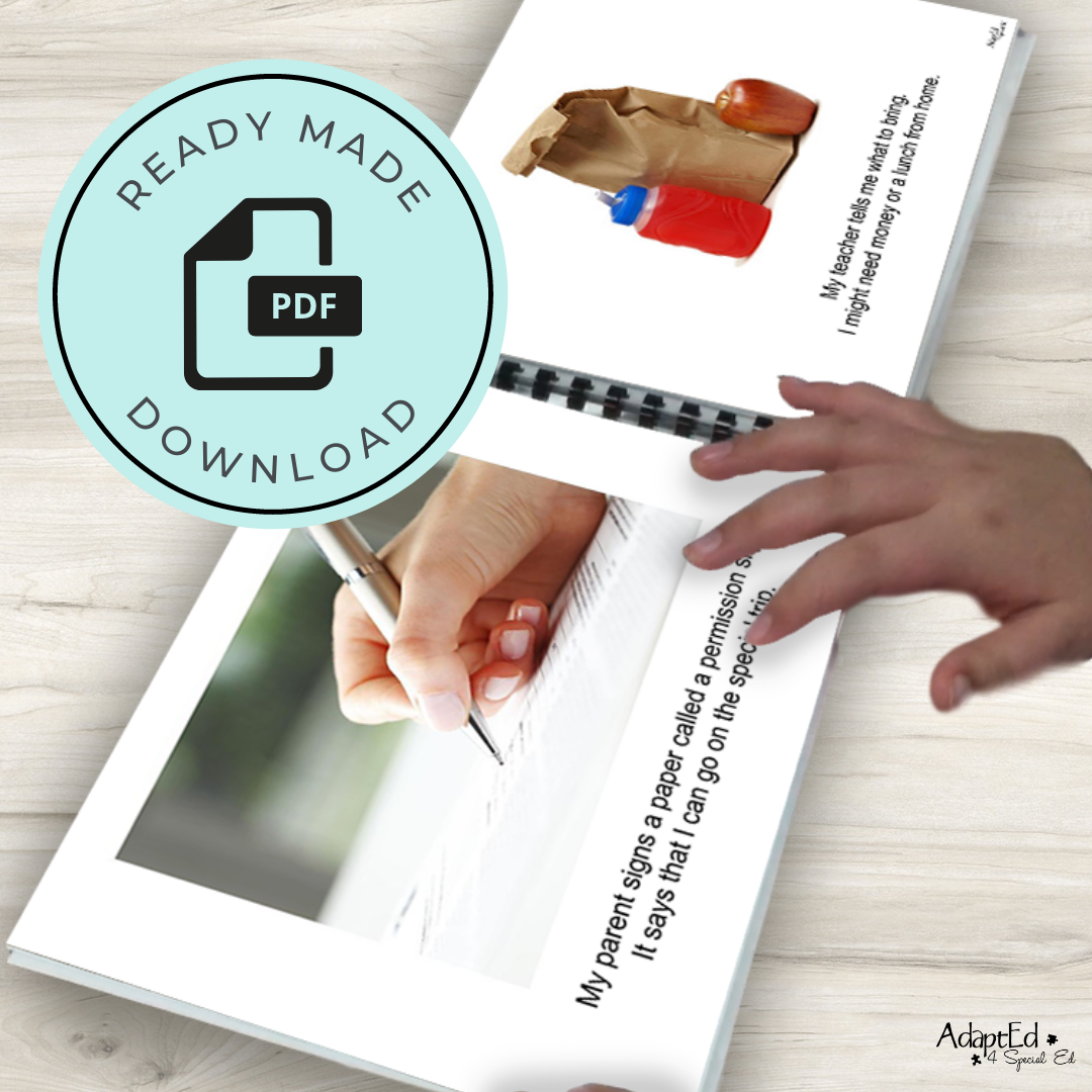 Social Narrative: Field Trip (Printable PDF) School - AdaptEd4SpecialEd