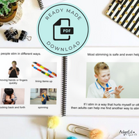 Thumbnail for Social Narrative: I Stim & Stimming Feels Good: Editable (Printable PDF ) Neurodivergent Affirming - AdaptEd4SpecialEd