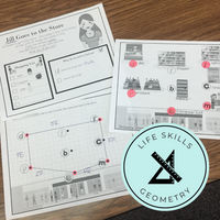 Thumbnail for Grocery Store Geometry Mapping Unit (Printable PDF) - AdaptEd4SpecialEd