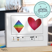 Thumbnail for Master 2D Shapes Bundle: Adapted Books, File Folders and Worksheets - AdaptEd4SpecialEd