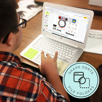 Thumbnail for Master 2D Shapes Bundle: Adapted Books, File Folders and Worksheets - AdaptEd4SpecialEd