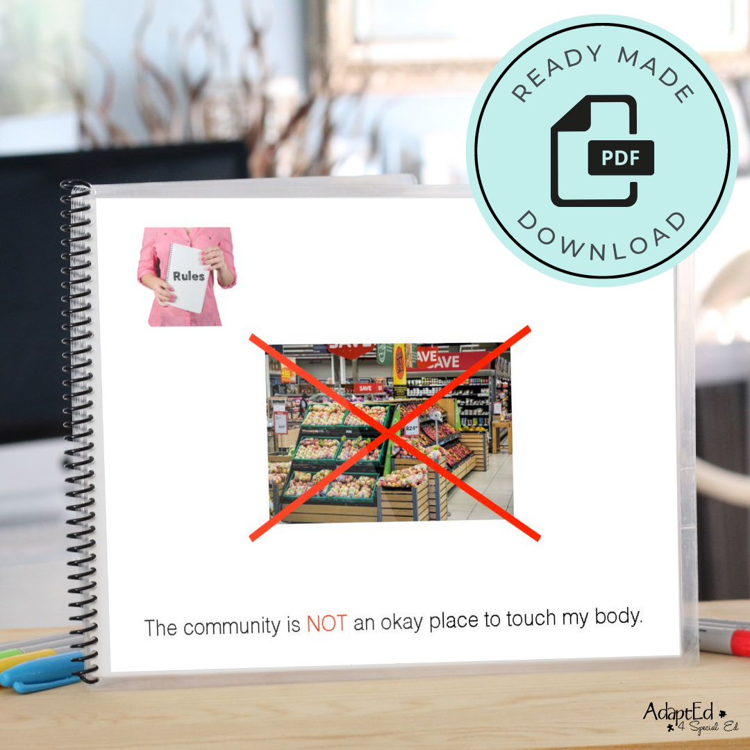 Social Story: Masturbation (Printable PDF) Puberty - AdaptEd4SpecialEd