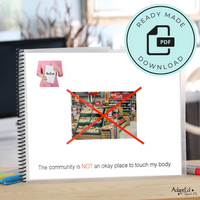 Thumbnail for Social Story: Masturbation (Printable PDF) Puberty - AdaptEd4SpecialEd