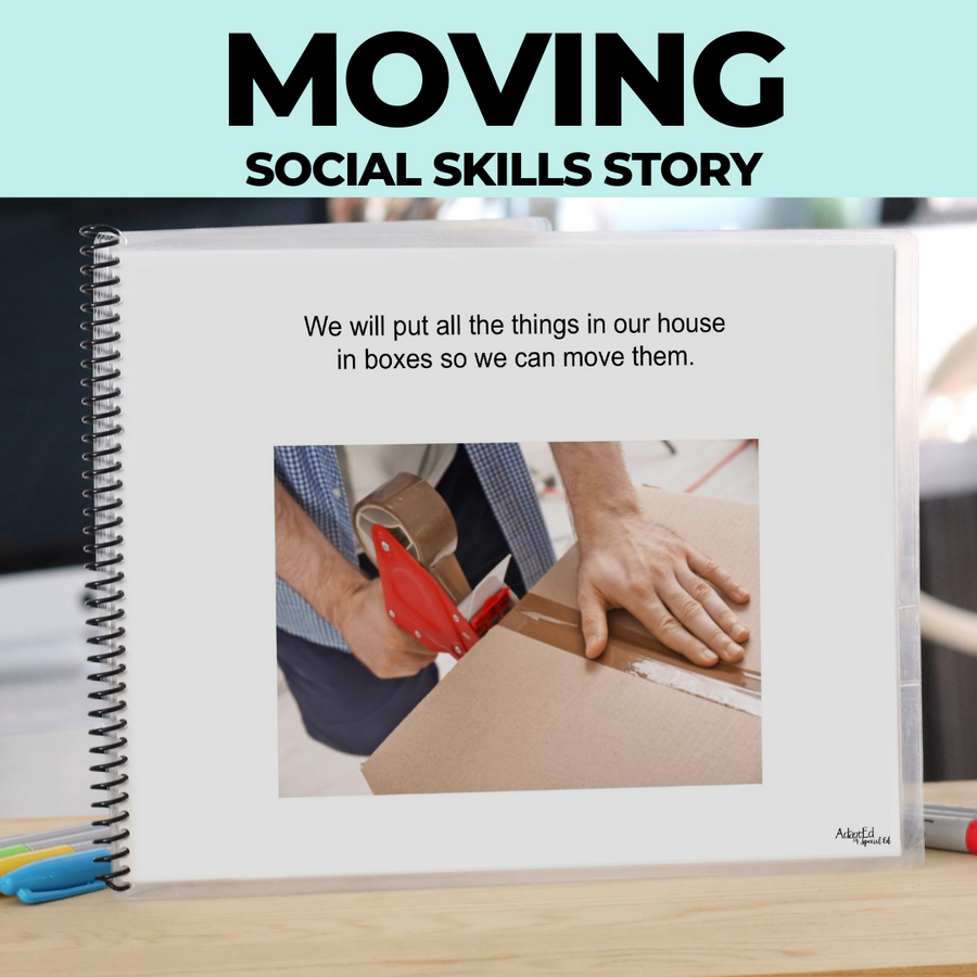 Social Narrative: Moving | Move (Printable PDF) Social Skills - AdaptEd4SpecialEd