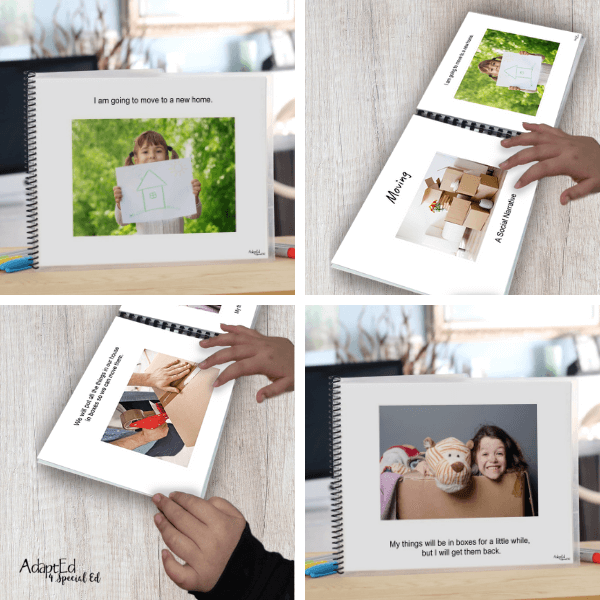 Social Narrative: Moving | Move (Printable PDF) Social Skills - AdaptEd4SpecialEd