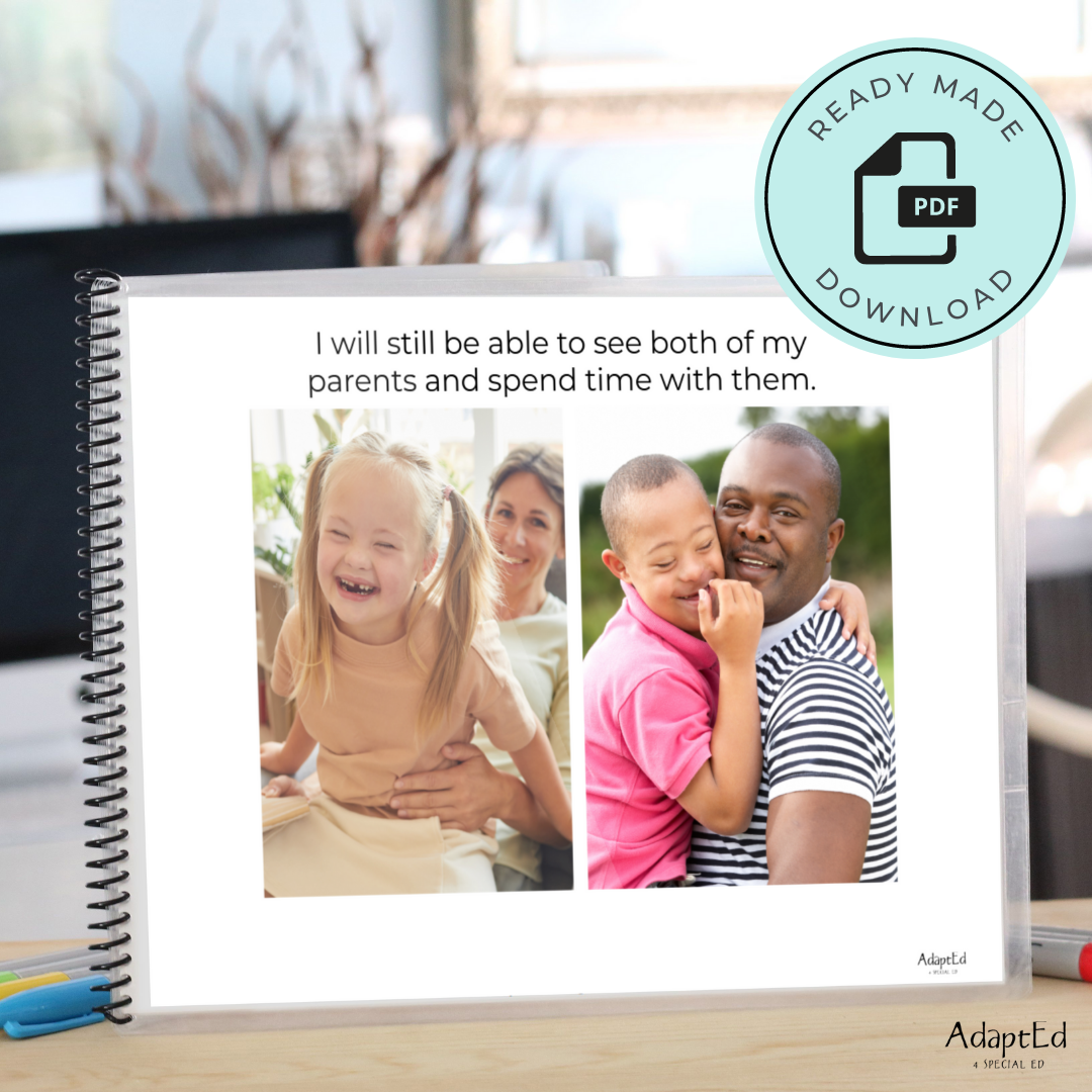 My Parents are Getting a Divorce Editable Social Skills Story (Printable PDF )