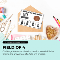 Thumbnail for Task Cards: Next Dollar Up: Fast Food (Printable PDF) Dollar Up - AdaptEd4SpecialEd