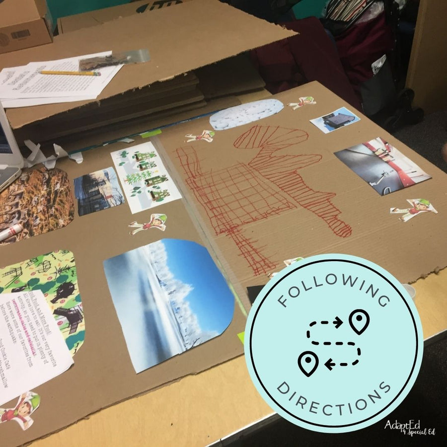 North Pole Design STEM Project (Printable PDF) Adapted Book - AdaptEd4SpecialEd