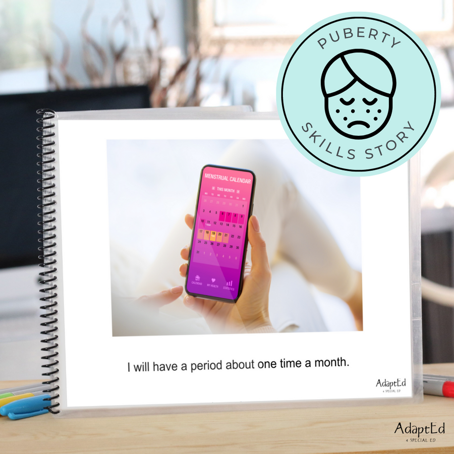 Social Skills Story: Period Underwear: Editable (Printable PDF )